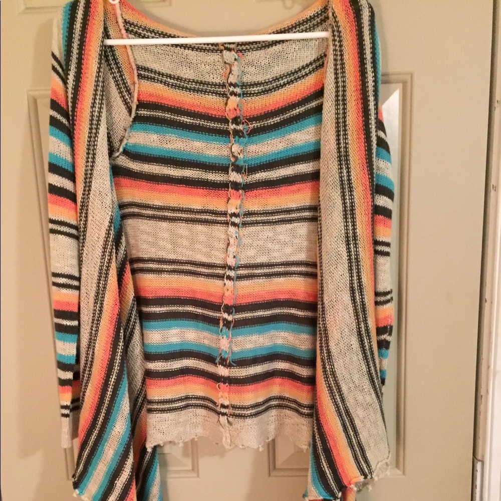 Striped cardigan